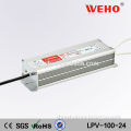 Constant voltage LPV 100w single output waterproof led driver 24v 4.5a power supply